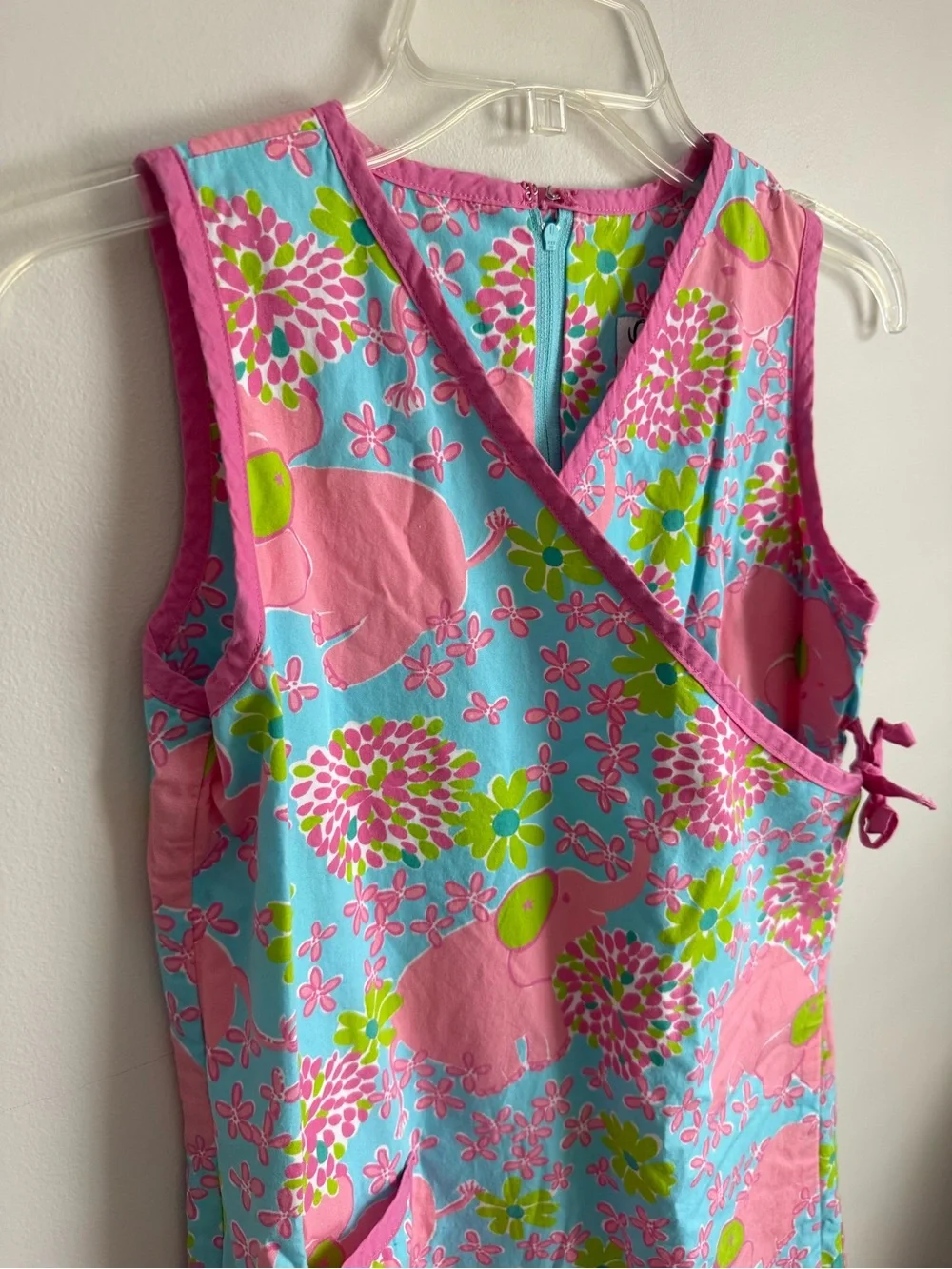 Lilly Pulitzer girls' “Forgot My Trunk” size 12 Sleeveless Shift Dress